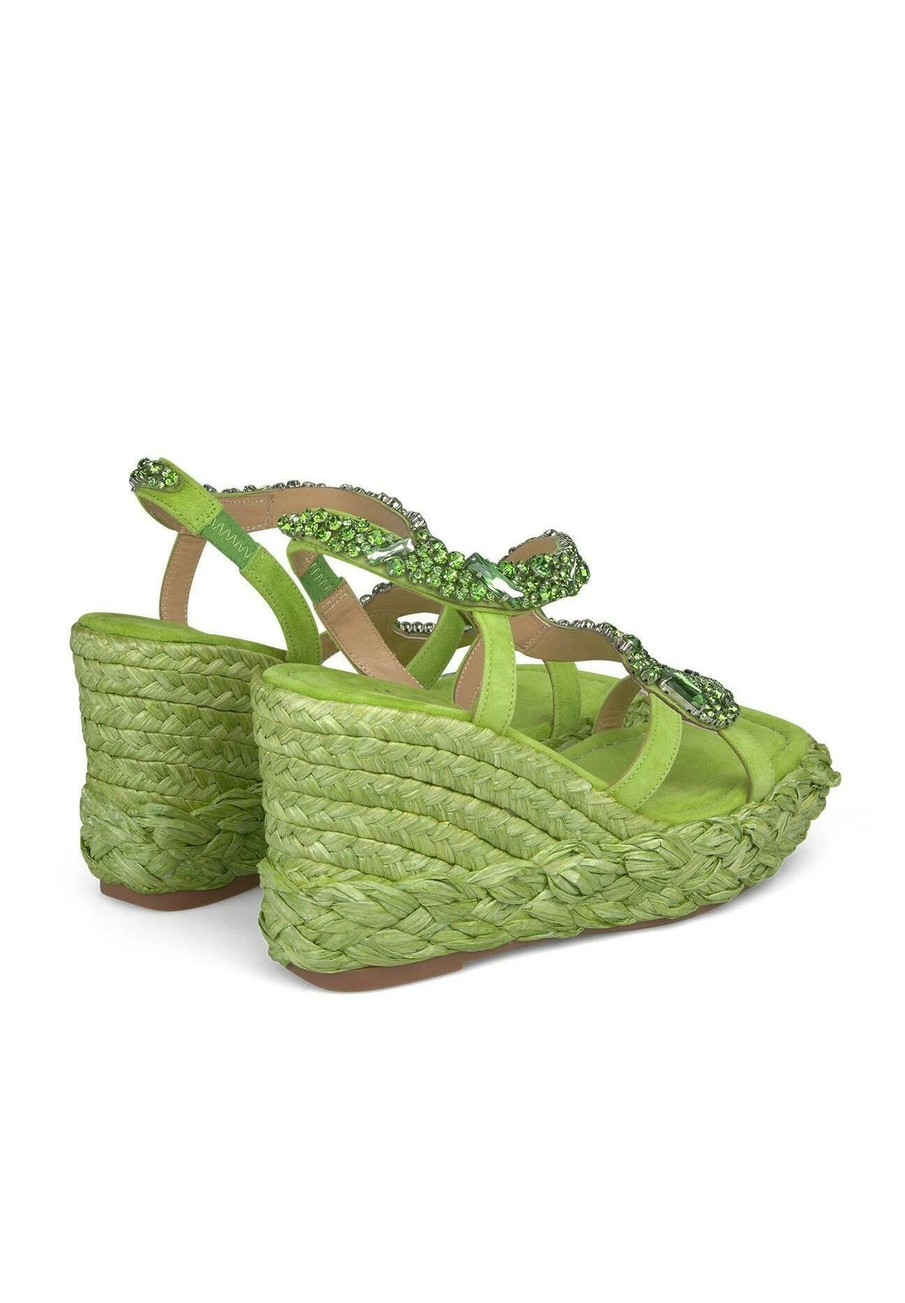 Alma En Pena Ibañez - Sandalen Met Sleehak - Verde 3 Alma En Pena Ibañez - Sandalen Met Sleehak - Verde - Afbeelding 3