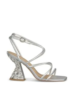 Alma En Pena Brew - Sandalen Met Hoge Hak - Plata
