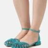 Alma En Pena Ballerina'S Met Enkelbandjes - Turquoise