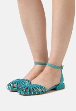 Alma En Pena Ballerina'S Met Enkelbandjes - Turquoise