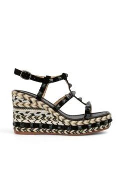 Alma En Pena Zavala - Sandalen Met Sleehak - Black