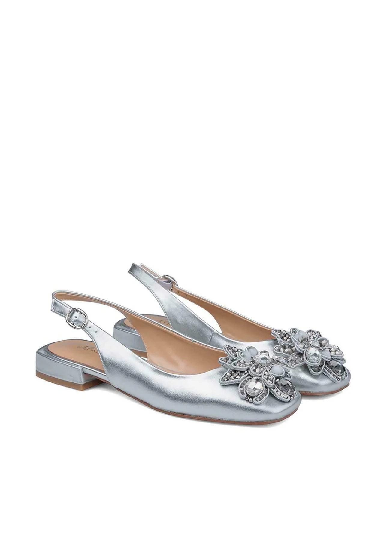 Alma En Pena Achel - Slingback Ballerina´S - Plata 2 Alma En Pena Achel - Slingback Ballerina´S - Plata - Afbeelding 2