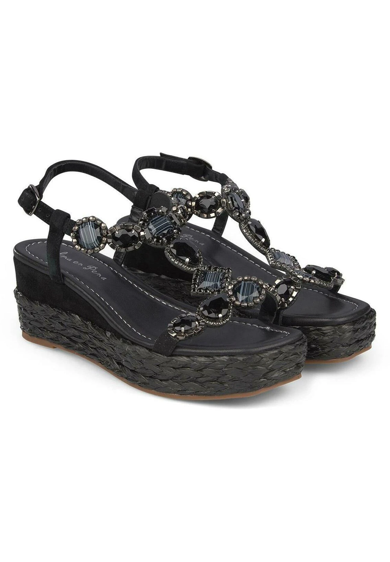 Alma En Pena Heder - Espadrilles - Black 2 Alma En Pena Heder - Espadrilles - Black - Afbeelding 2