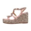 Alma En Pena Sandalen Met Sleehak - Pink