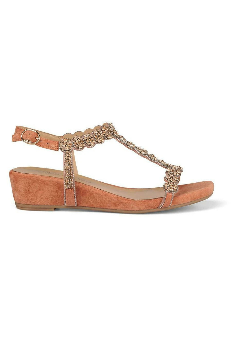 Alma En Pena Alcaraz - Sandalen Met Sleehak - Naranja 1 Alma En Pena Alcaraz - Sandalen Met Sleehak - Naranja