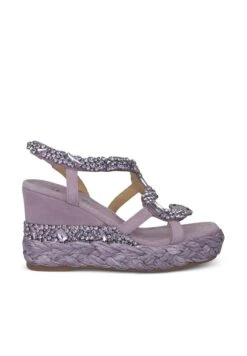 Alma En Pena Vera - Sandalen Met Sleehak - Morado