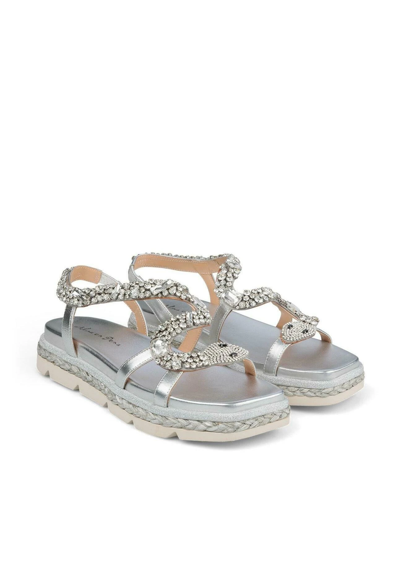 Alma En Pena Lippan - Sandalen Met Plateauzool - Plata 2 Alma En Pena Lippan - Sandalen Met Plateauzool - Plata - Afbeelding 2