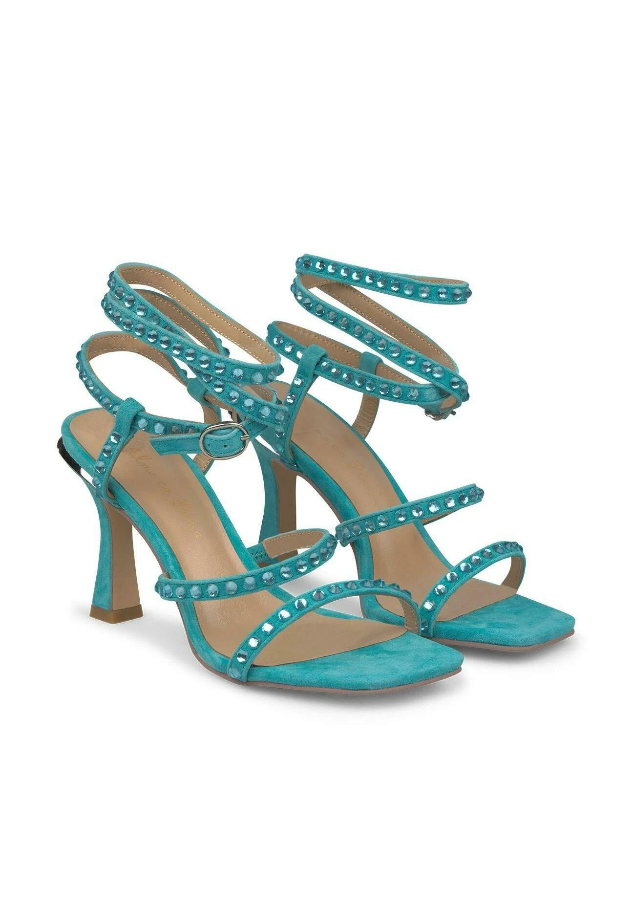 Alma En Pena Alhambra - Sandalen Met Hoge Hak - Azul 2 Alma En Pena Alhambra - Sandalen Met Hoge Hak - Azul - Afbeelding 2