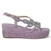 Alma En Pena Lary - Sandalen Met Sleehak - Morado