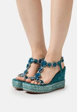 Alma En Pena Sandalen Met Sleehak - Ocean