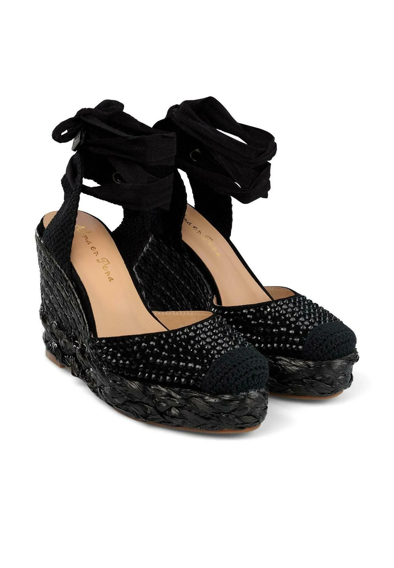 Alma En Pena Buldon - Veterpumps - Black 2 Alma En Pena Buldon - Veterpumps - Black - Afbeelding 2