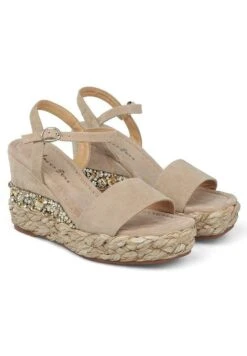 Alma En Pena Lanzas - Sandalen Met Sleehak - Arena -Alma En Pena 8559f88004b4474b8f1490d27be12394