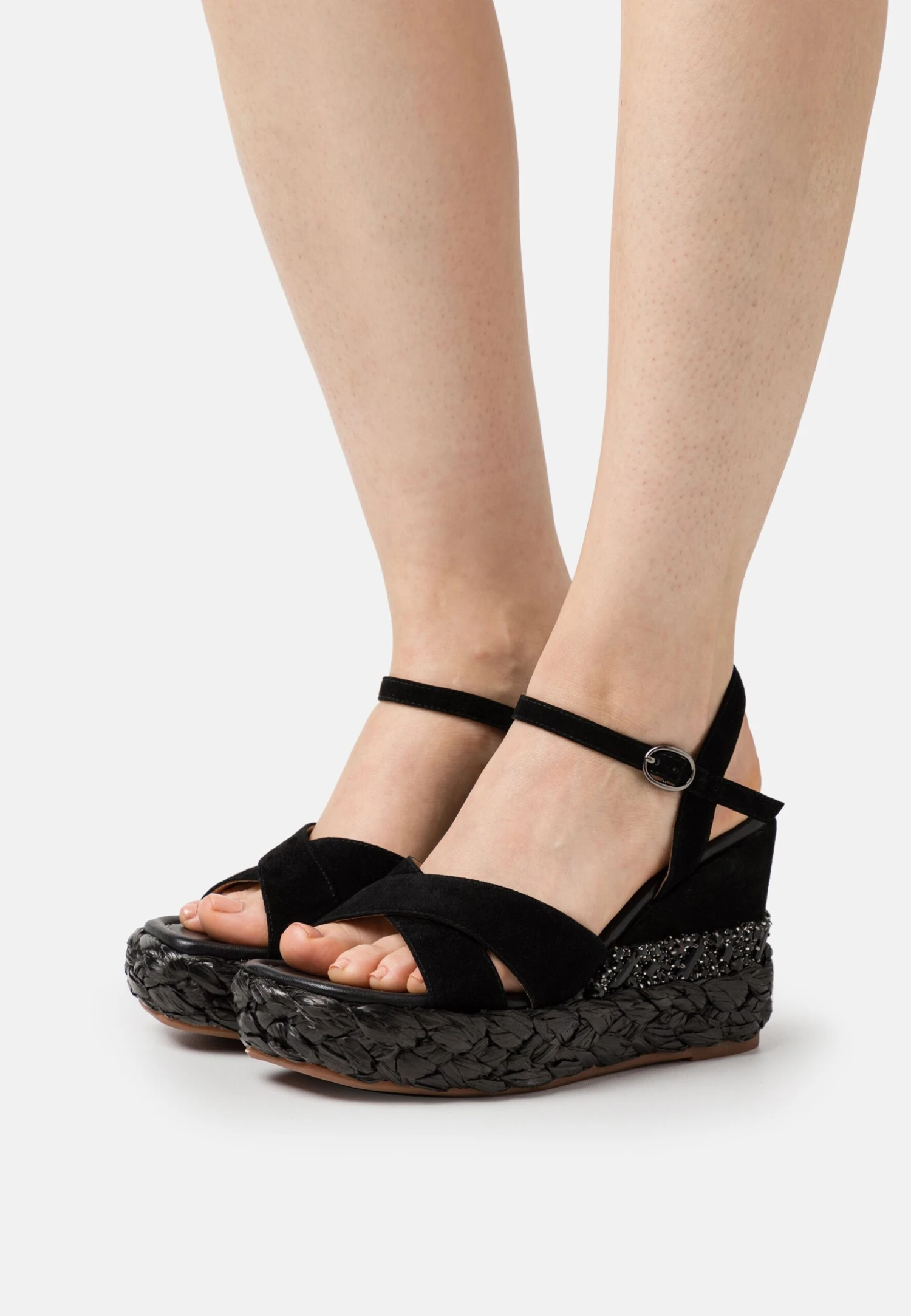 Alma En Pena Sandalen Met Plateauzool - Black 1 Alma En Pena Sandalen Met Plateauzool - Black