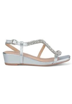 Alma En Pena Cara - Sandalen Met Sleehak - Plata