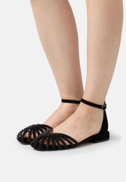 Alma En Pena Ballerina'S Met Enkelbandjes - Black