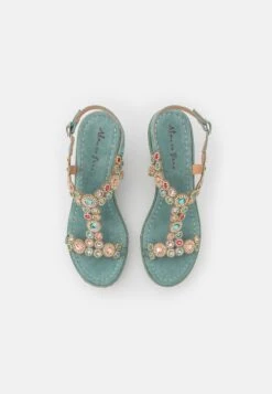Alma En Pena Sandalen Met Plateauzool - Mint -Alma En Pena 9b45c0ac14e045229e659ca9a44579d4