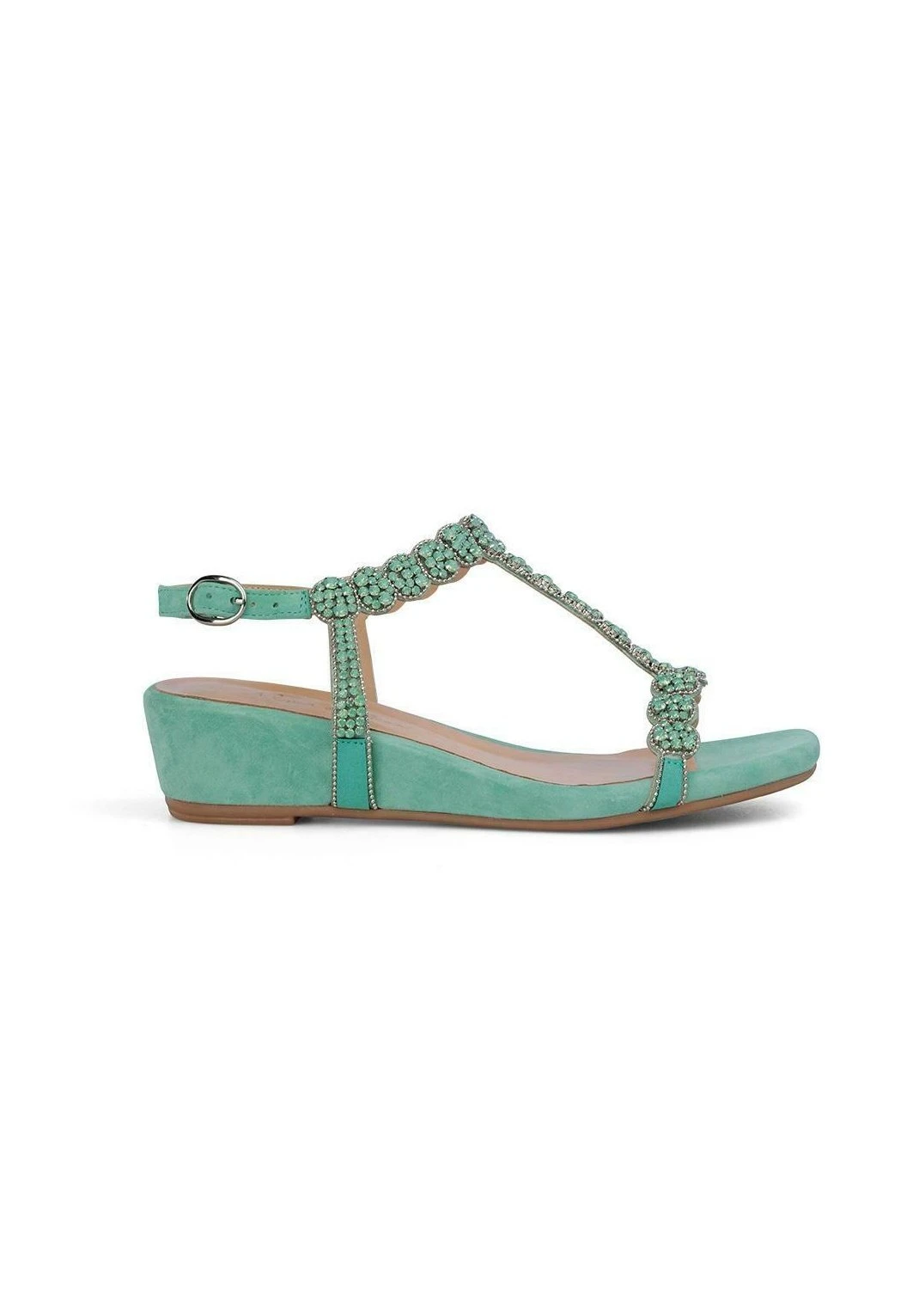 Alma En Pena Alcaraz - Sandalen Met Sleehak - Verde 1 Alma En Pena Alcaraz - Sandalen Met Sleehak - Verde