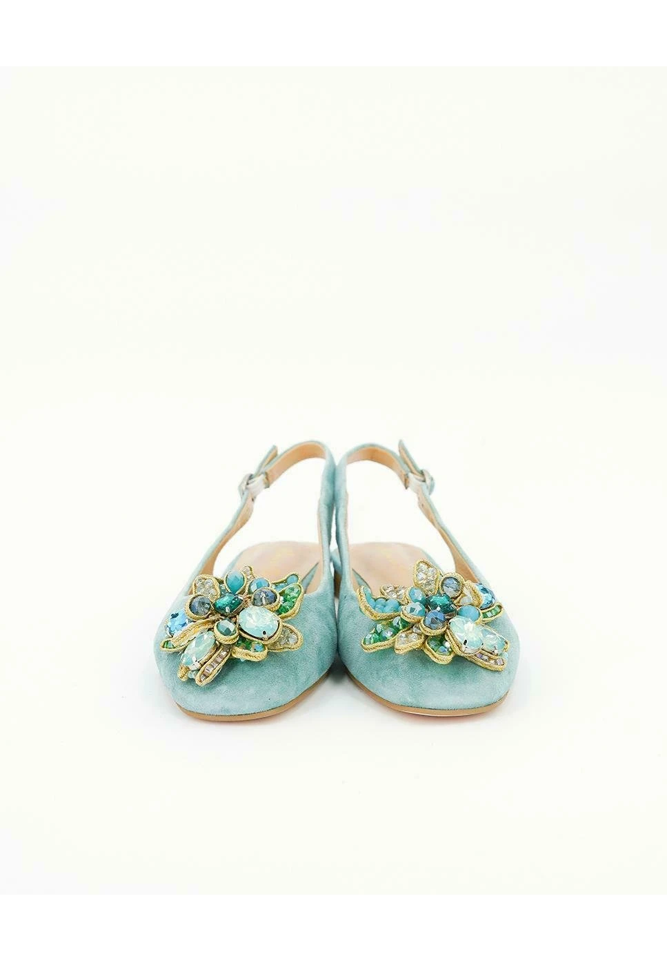 Alma En Pena Sintra - Slingback Ballerina´S - Green 4 Alma En Pena Sintra - Slingback Ballerina´S - Green - Afbeelding 4