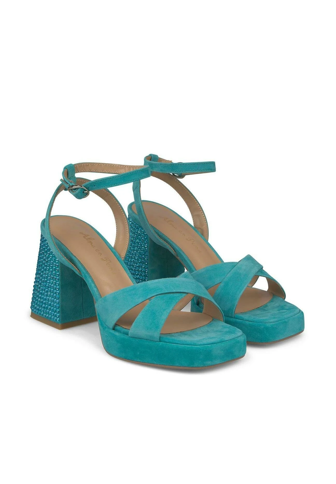 Alma En Pena Guinness - Sandalen Met Hoge Hak - Azul 2 Alma En Pena Guinness - Sandalen Met Hoge Hak - Azul - Afbeelding 2