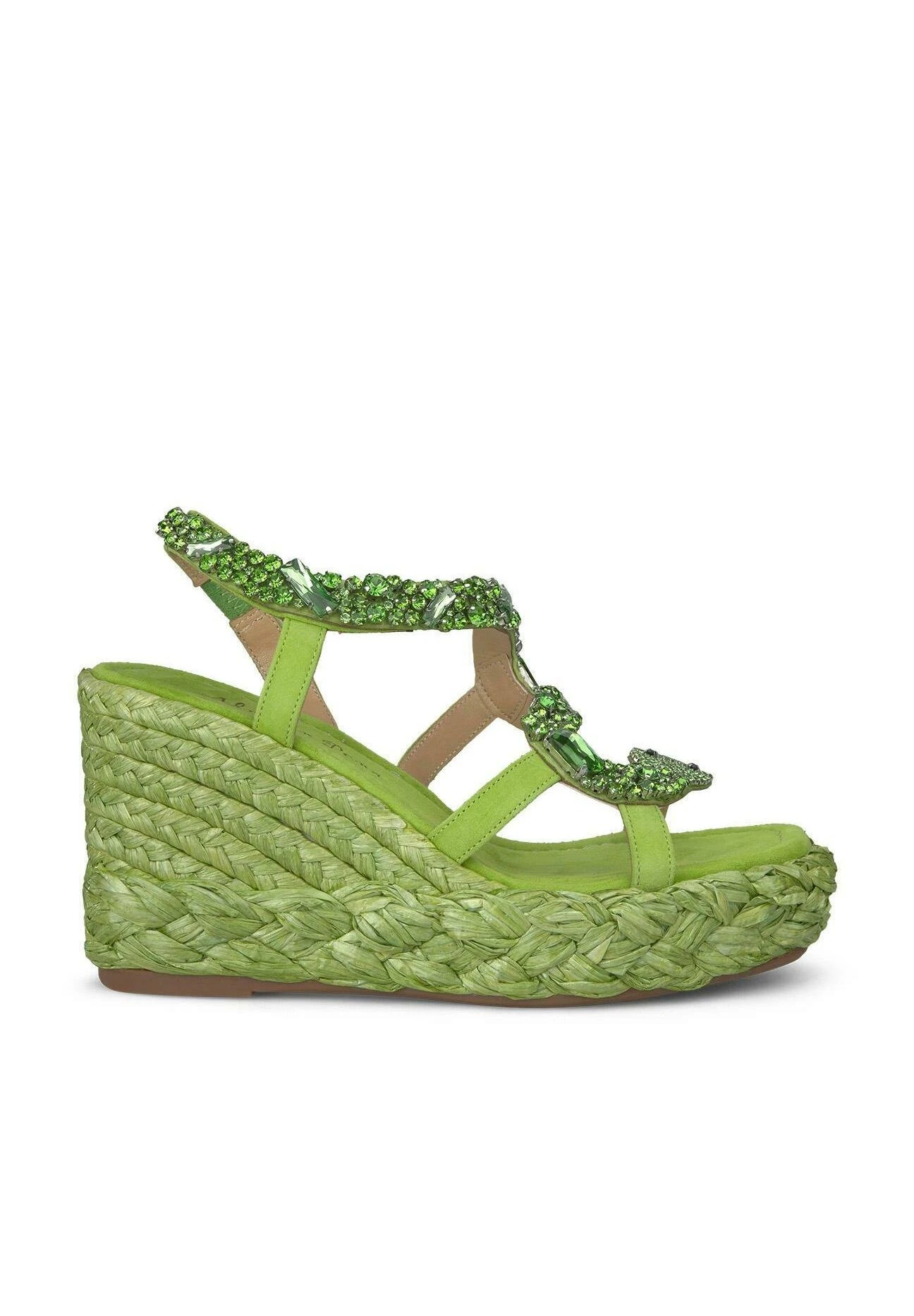 Alma En Pena Ibañez - Sandalen Met Sleehak - Verde 1 Alma En Pena Ibañez - Sandalen Met Sleehak - Verde