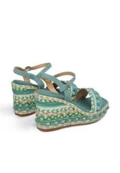 Alma En Pena Sevillano - Sandalen Met Sleehak - Verde 5 Alma En Pena Sevillano - Sandalen Met Sleehak - Verde -Alma En Pena b9074d8a62de489aa74740939be6ba82
