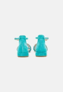 Alma En Pena Ballerina'S Met Enkelbandjes - Turquoise -Alma En Pena bc8cbccacff64fedbd2eb72cc13bac23