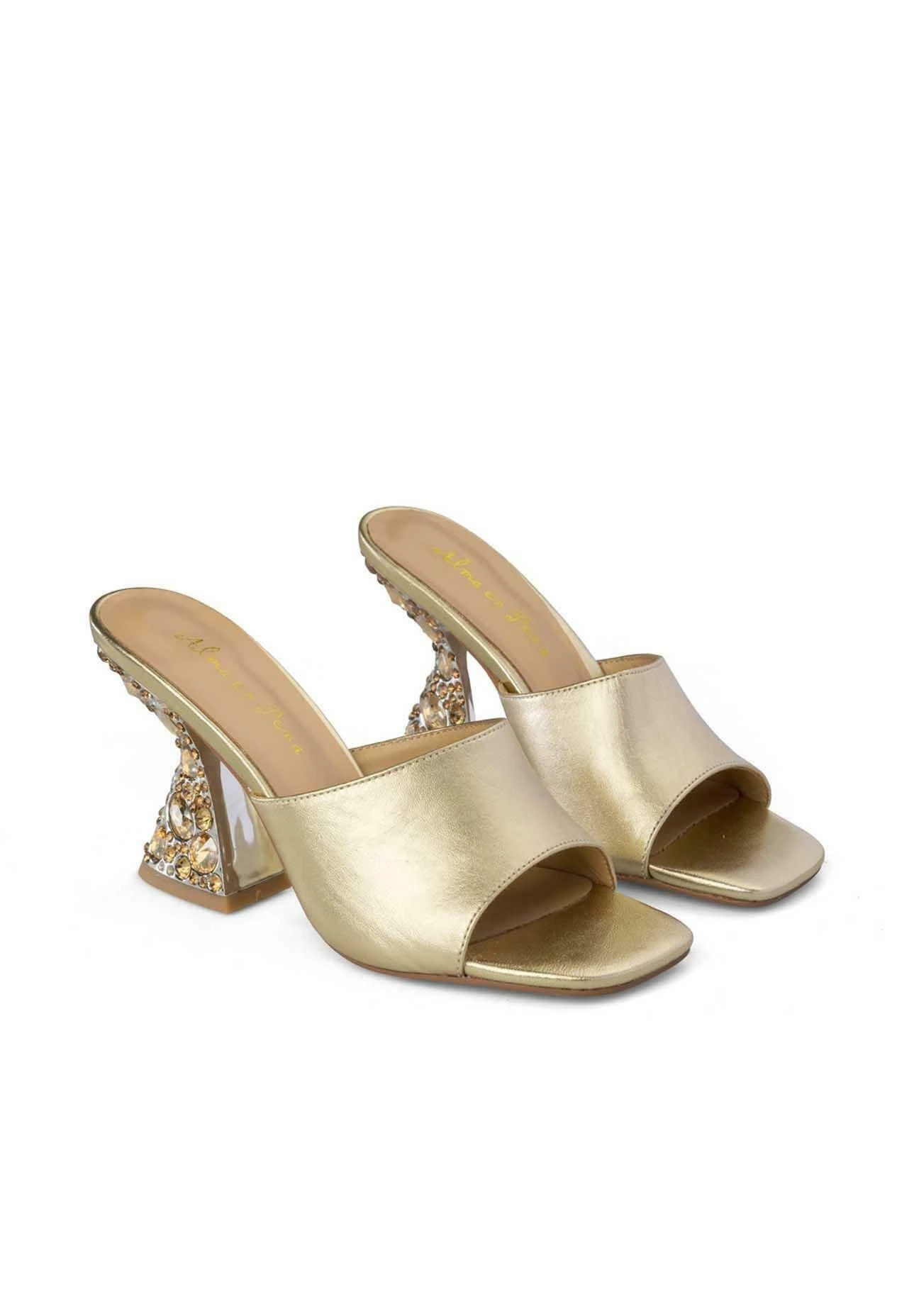 Alma En Pena Brouwerij - Muiltjes Met Hak - Dorado 2 Alma En Pena Brouwerij - Muiltjes Met Hak - Dorado - Afbeelding 2