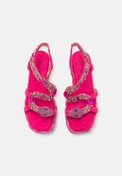 Alma En Pena Sandalen Met Sleehak - Fuxia -Alma En Pena c395d76de4034433921c70618959994b