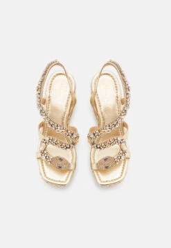 Alma En Pena Sandalen Met Plateauzool - Diva Gold -Alma En Pena cddbd0df91da4cac8ee1e2d9ee7b97de