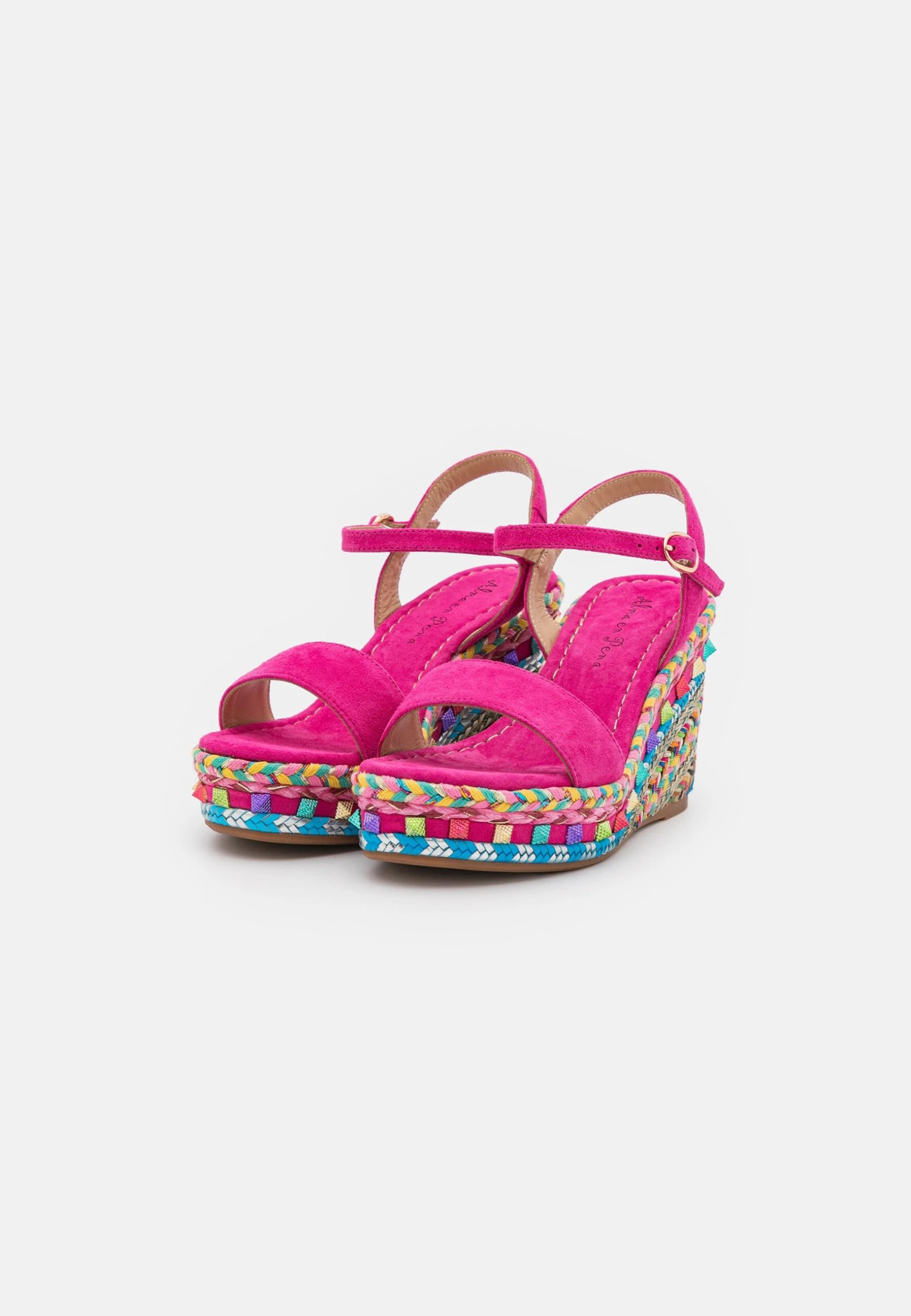 Alma En Pena Sandalen Met Plateauzool - Fuxia 3 Alma En Pena Sandalen Met Plateauzool - Fuxia - Afbeelding 3