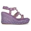 Alma En Pena Bermudez - Sandalen Met Sleehak - Morado