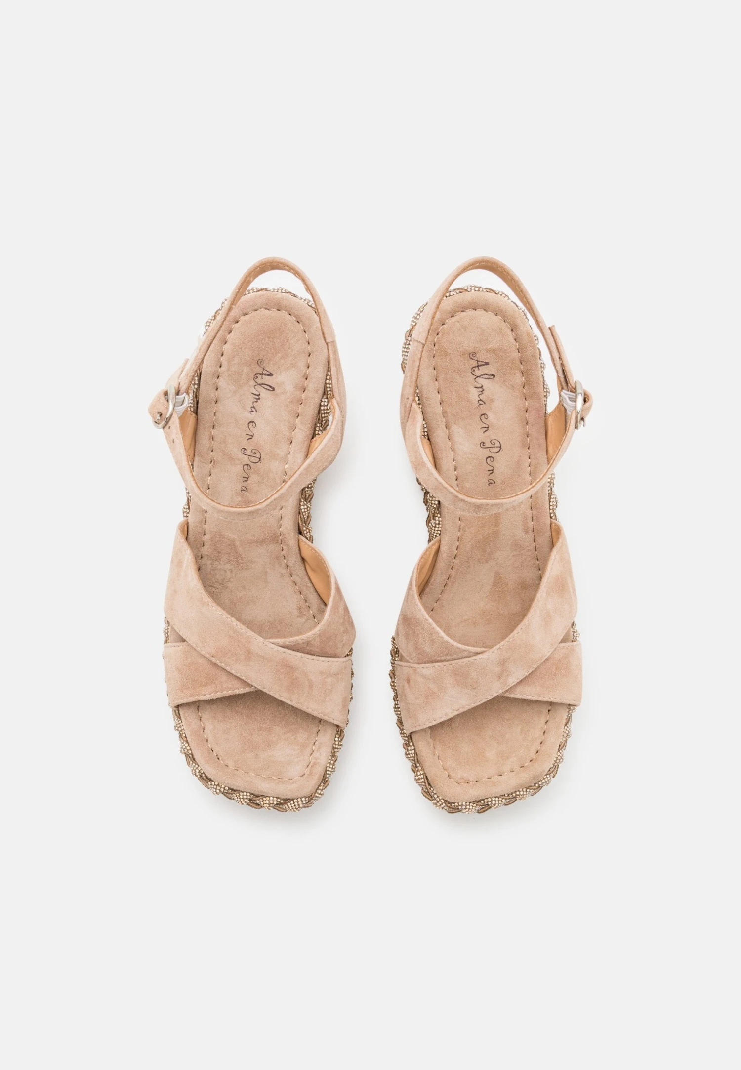 Alma En Pena Sandalen Met Hoge Hak - Beige 6 Alma En Pena Sandalen Met Hoge Hak - Beige - Afbeelding 6