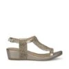 Alma En Pena Garfia - Sandalen Met Sleehak - Bronce