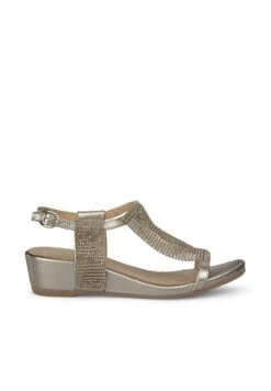 Alma En Pena Garfia - Sandalen Met Sleehak - Bronce