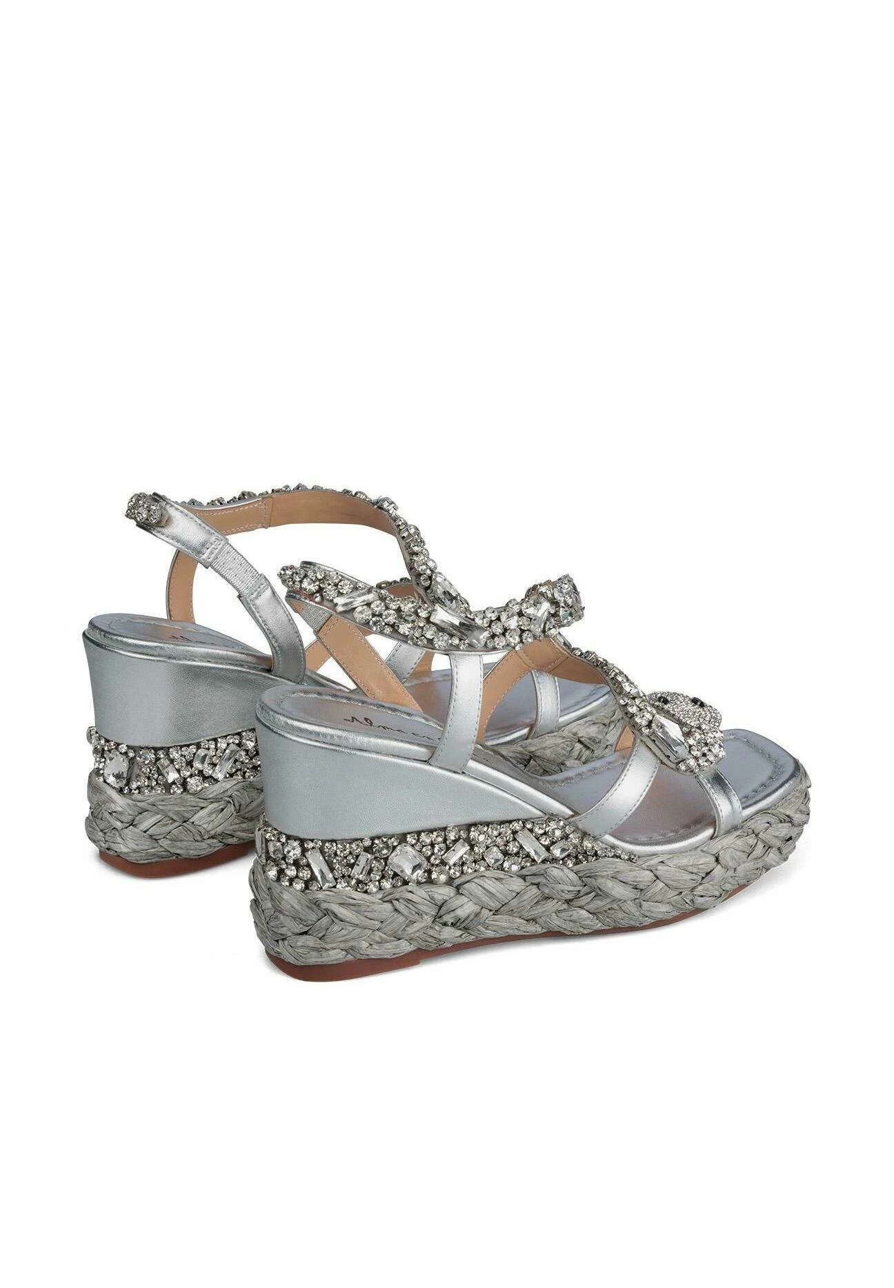 Alma En Pena Vera - Sandalen Met Sleehak - Plata 3 Alma En Pena Vera - Sandalen Met Sleehak - Plata - Afbeelding 3